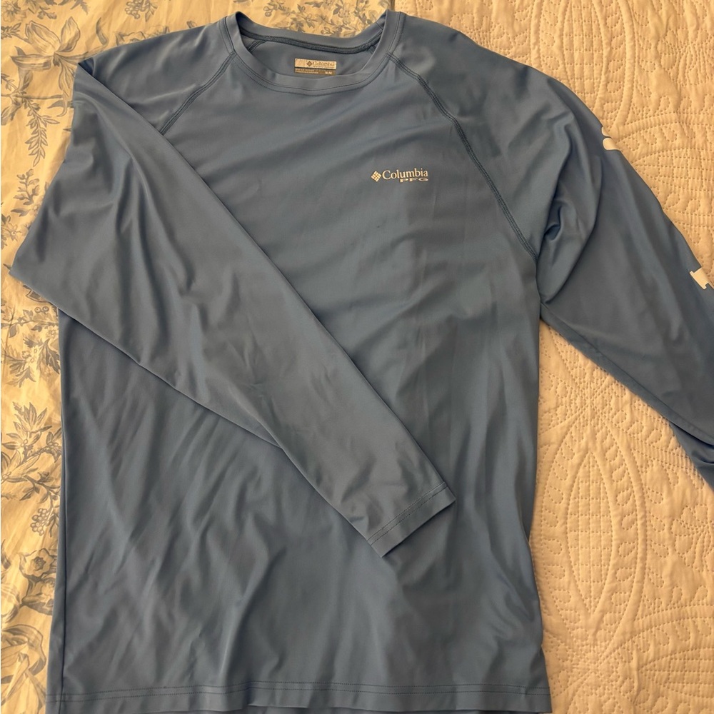 Columbia Blue Long Sleeve Shirt